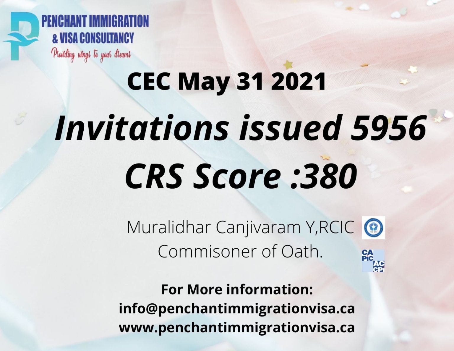 CEC Draw Penchant Immigration & Visa Consultancy Inc.